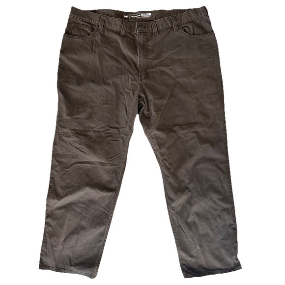 Carhartt Other - Carhartt Pants Brown Relaxed Fit Canvas Work Pants Mens Size 44 X 30 - Irregular